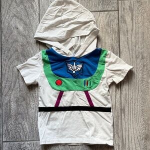 Only Little Once -Buzz Kids Space Ranger Costume T-Shirt with Hood